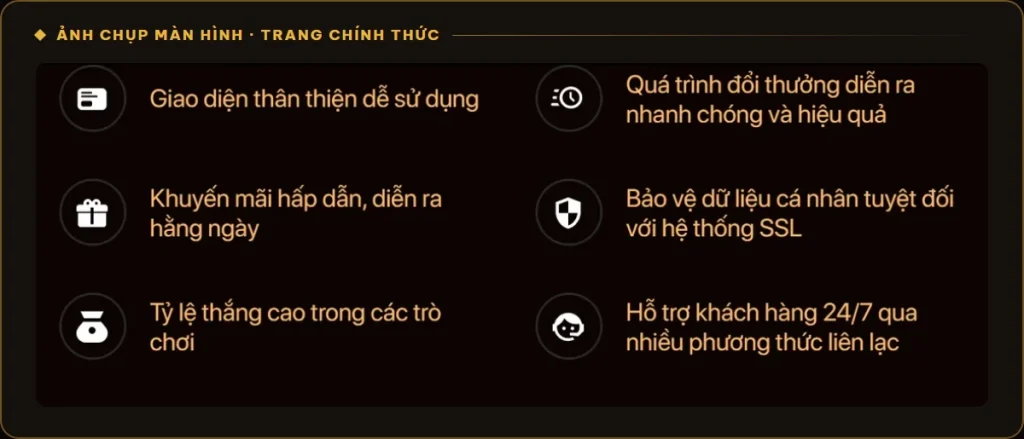 Dòng Khuyến mãi hằng ngày trên trang chính thức Sunwin