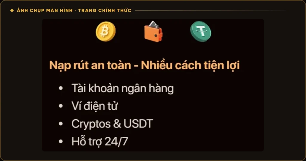 Mục Nạp rút an toàn trên trang chính thức Sunwin